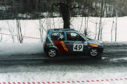 Jacek Sikora i Marek Kaczmarek - Fiat Cinquecento Abarth.
